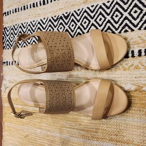 3in nude strappy heel